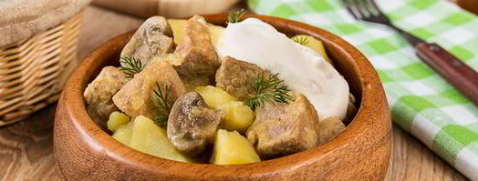 жаркое из свинины с шампиньонами. Шаг 9