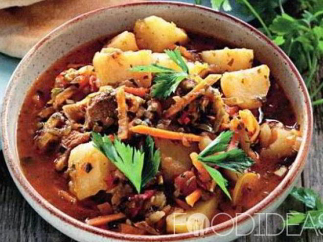 Рецепт жаркого из свинины