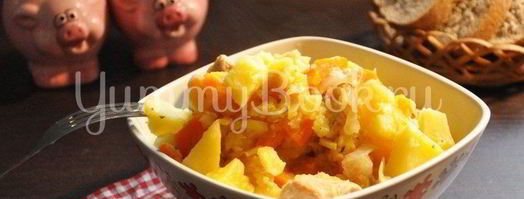 жаркое осенняя фантазия. Шаг 6