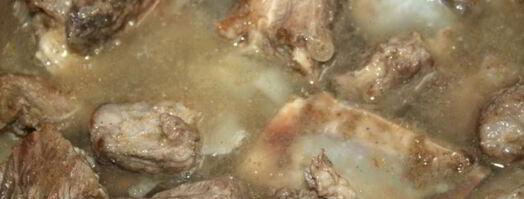 жаркое с говяжьими ребрышками и летними овощами. Шаг 4