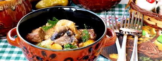 жаркое с грибами в горшочках. Шаг 18