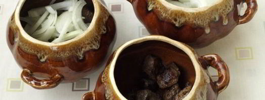 жаркое с грибами в горшочках. Шаг 11