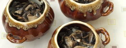 жаркое с грибами в горшочках. Шаг 12