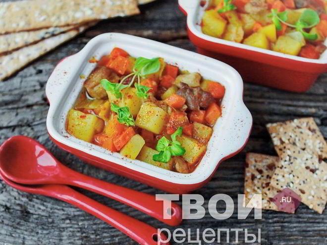 Рецепт жаркого с картошкой