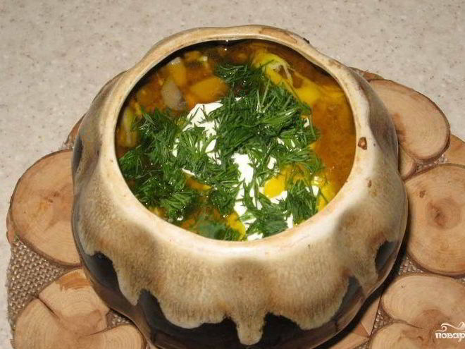 Рецепт жаркого в горшочке в духовке со свининой