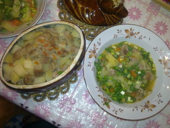 Рецепт жаркого в горшочке