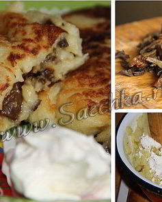 Картофельные зразы с грибами