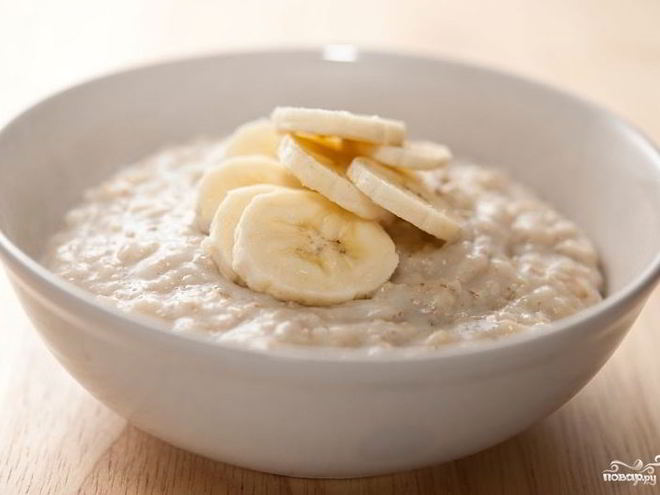 Рецепт геркулесовой каши в микроволновке