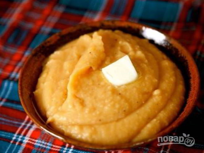 Рецепт гороховой каши-пюре