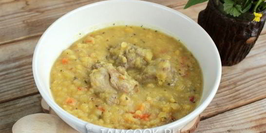 Гороховая каша с мясом