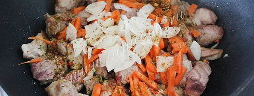 гороховая каша с мясом. Шаг 5