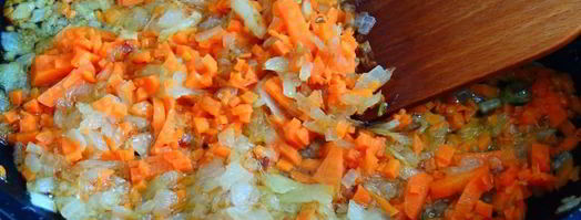 гороховая каша с зажаркой. Шаг 3