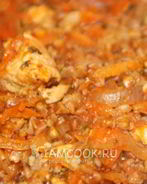 Гречка по-купечески с курицей