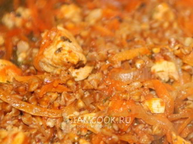 Рецепт гречки по-купечески с курицей