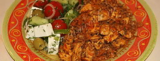 гречка по-купечески с курицей. Шаг 11