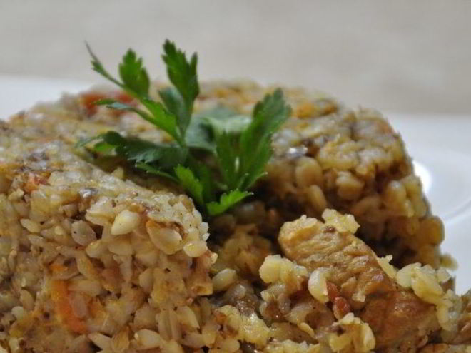 Рецепт гречки по-купечески со свининой