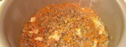 гречка по-купечески в мультиварке. Шаг 6