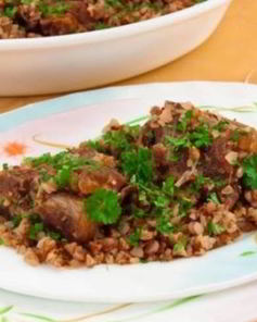 Гречка с бараниной в мультиварке