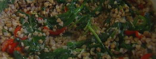 гречка с чили и шпинатом. Шаг 7