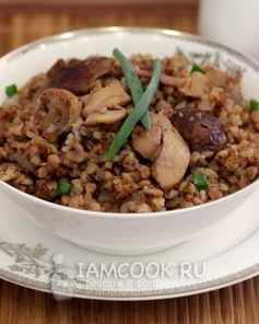 Гречка с грибами в мультиварке