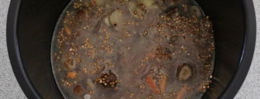 гречка с грибами в мультиварке. Шаг 7