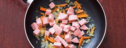 гречка с колбасой. Шаг 8