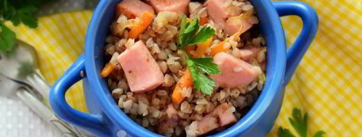 гречка с колбасой. Шаг 12