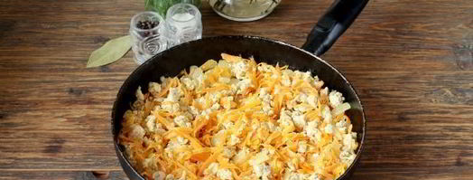 гречка с куриным фаршем. Шаг 6