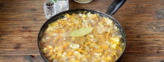 гречка с куриным фаршем. Шаг 8