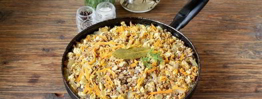 гречка с куриным фаршем. Шаг 9