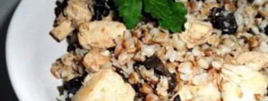 гречка с курицей и грибами. Шаг 5