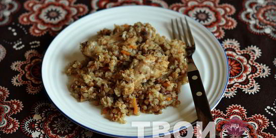 Гречка с курицей в мультиварке