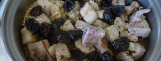 гречка с мясом и черносливом. Шаг 3