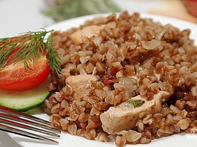 Рецепт гречки с мясом в мультиварке