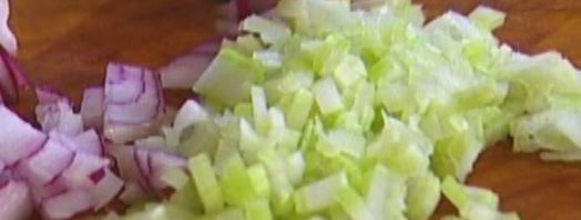 гречка с овощами, козьим сыром и белым вином. Шаг 3