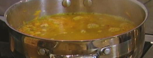 гречка с овощами, козьим сыром и белым вином. Шаг 7