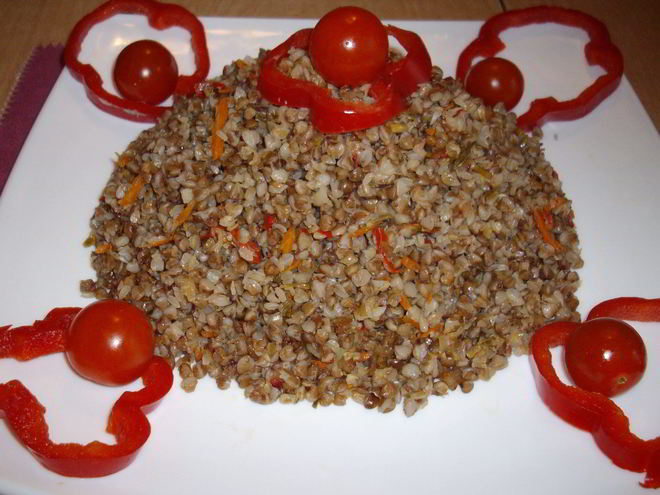 Рецепт гречки с овощами в мультиварке