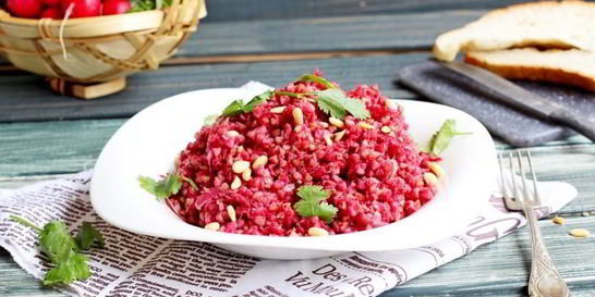 Гречка со свеклой