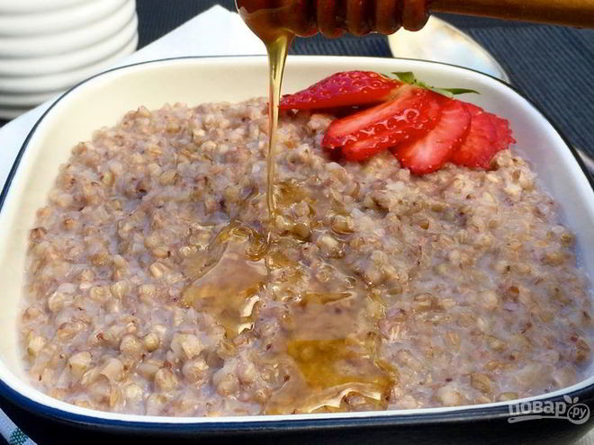 Рецепт гречневой каши на молоке