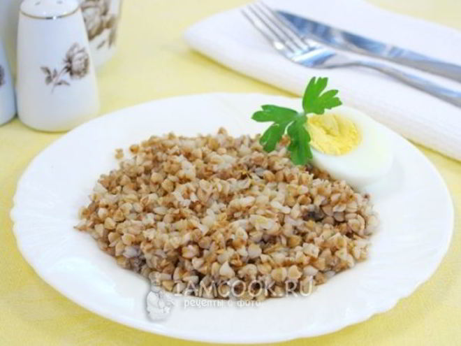 Рецепт гречневой каши на воде в мультиварке