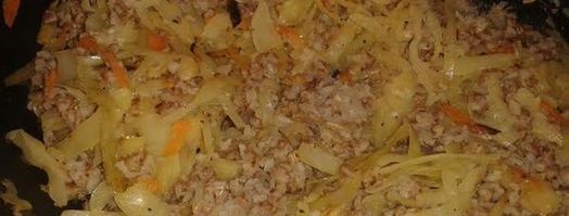 гречневая каша с капустой. Шаг 2