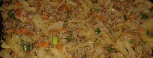 гречневая каша с капустой. Шаг 3