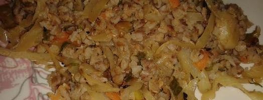 гречневая каша с капустой. Шаг 4