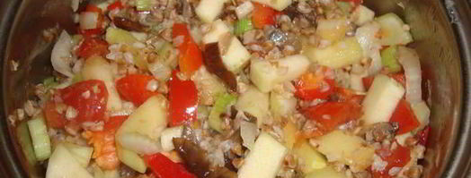 гречневая каша с овощами. Шаг 4