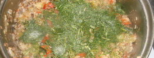 гречневая каша с овощами. Шаг 6