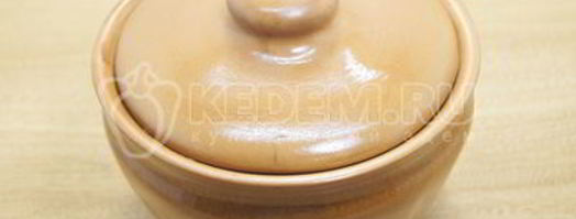 постная гречка с грибами в горшочке. Шаг 7