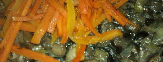 постная гречка с маслятами и травами. Шаг 4