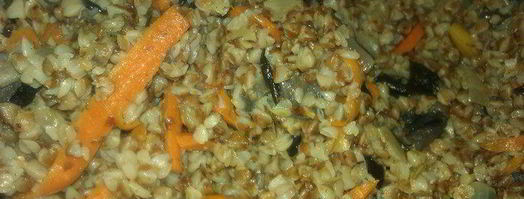 постная гречка с маслятами и травами. Шаг 5