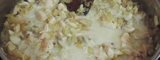 сливочная гречка с грибами и курицей. Шаг 2