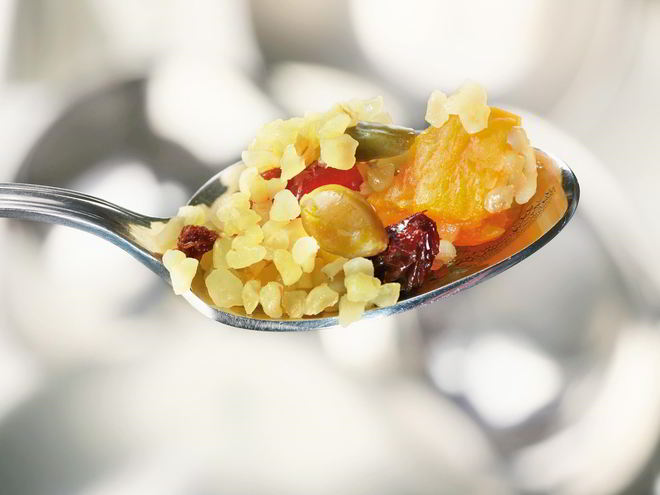 Рецепт каши из булгура с сухими фруктами и медом